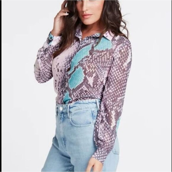 🆕️💥Guess Jeans Pop Python ComboBLOUSE